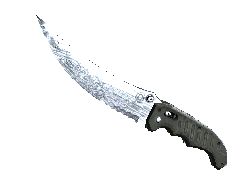 ★ StatTrak™ Flip Knife | Damascus Steel (Factory New) - Covert - Knife