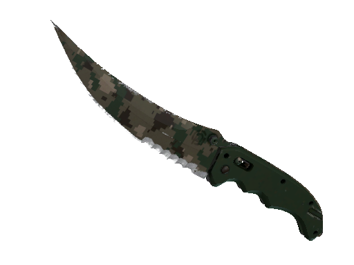 ★ StatTrak™ Flip Knife | Forest DDPAT (Well-Worn) - Covert - Knife
