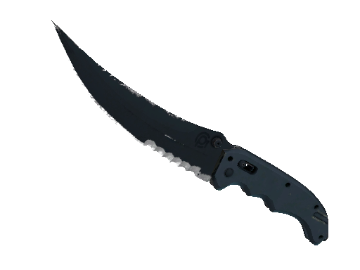 ★ StatTrak™ Flip Knife | Night (Well-Worn) - Covert - Knife