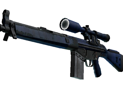 StatTrak™ G3SG1 | Azure Zebra (Field-Tested) - Mil-Spec - Weapon - from The eSports 2013 Winter Collection