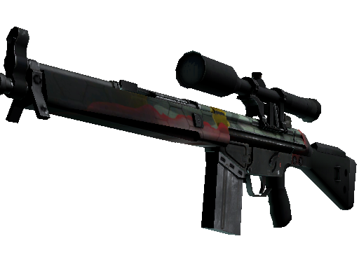 StatTrak™ G3SG1 | Keeping Tabs (Battle-Scarred) - Mil-Spec - Weapon - from The Operation Riptide Collection