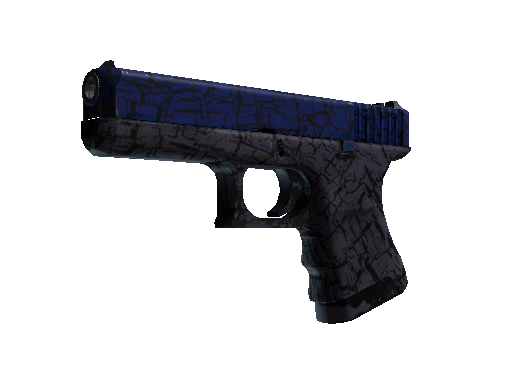 StatTrak™ Glock-18 | Blue Fissure (Well-Worn) - Mil-Spec - Weapon - from The Arms Deal 3 Collection