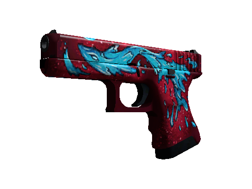 StatTrak™ Glock-18 | Water Elemental (Factory New) - Classified - Weapon - from The Breakout Collection