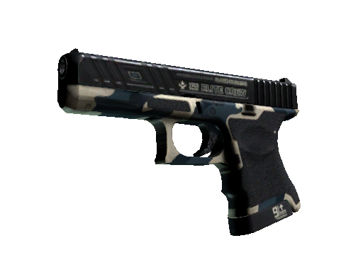 StatTrak™ Glock-18 | Winterized (Field-Tested) - Mil-Spec - Weapon - from The Recoil Collection