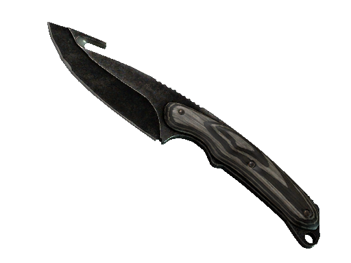 ★ StatTrak™ Gut Knife | Black Laminate (Battle-Scarred) - Covert - Knife