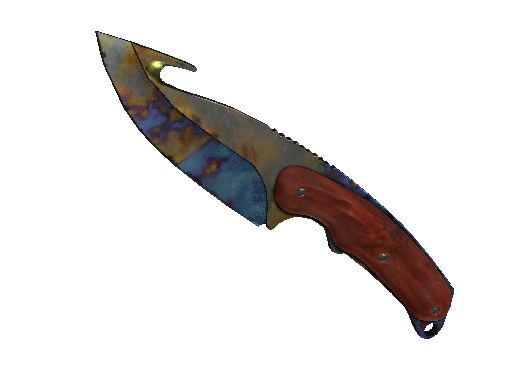 ★ StatTrak™ Gut Knife | Case Hardened (Well-Worn) - Covert - Knife
