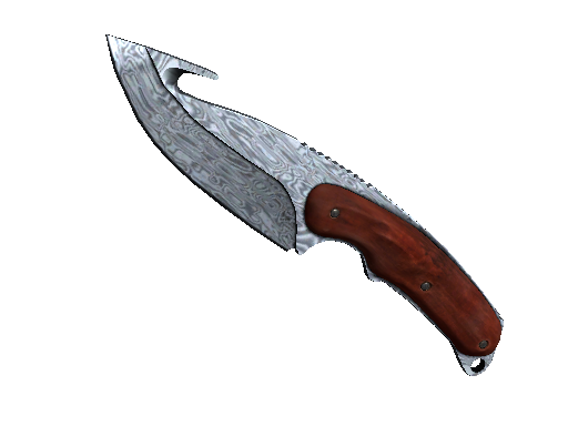★ StatTrak™ Gut Knife | Damascus Steel (Minimal Wear) - Covert - Knife
