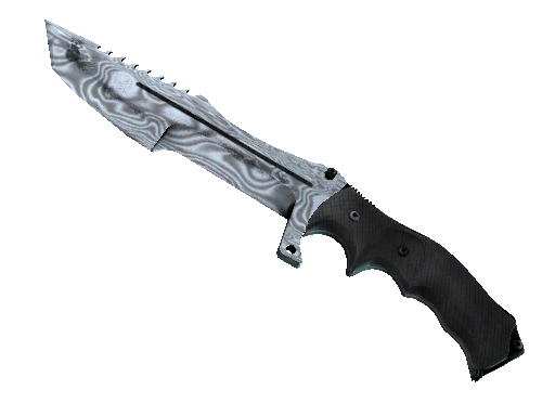 ★ StatTrak™ Huntsman Knife | Damascus Steel (Well-Worn) - Covert - Knife - from The Huntsman Collection