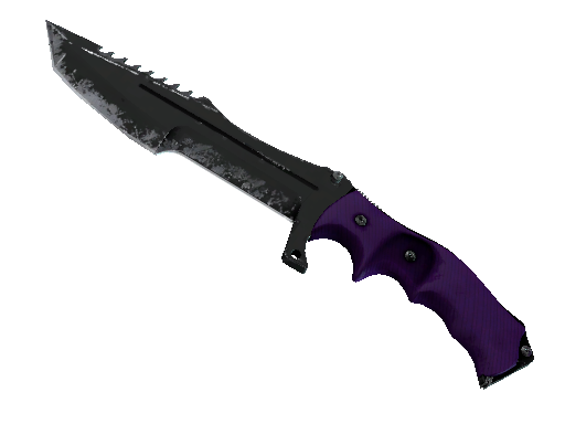 ★ StatTrak™ Huntsman Knife | Ultraviolet (Well-Worn) - Covert - Knife - from The Huntsman Collection