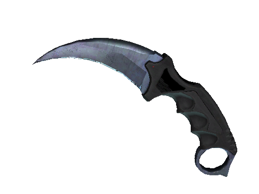 ★ StatTrak™ Karambit | Blue Steel (Minimal Wear) - Covert - Knife