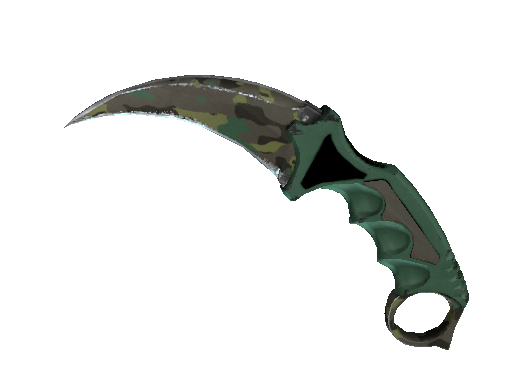 ★ StatTrak™ Karambit | Boreal Forest (Well-Worn) - Covert - Knife