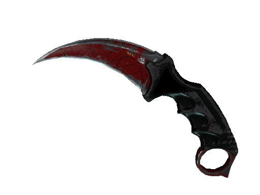 ★ StatTrak™ Karambit | Crimson Web (Battle-Scarred) - Covert - Knife