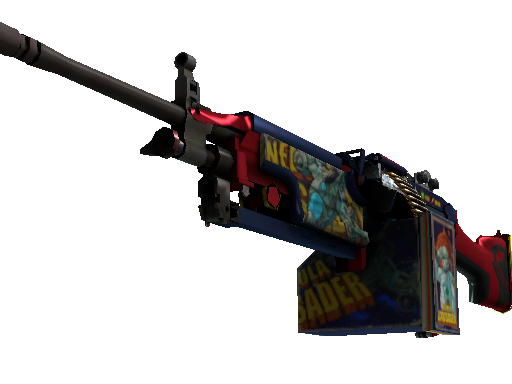 StatTrak™ M249 | Nebula Crusader (Minimal Wear) - Restricted - Weapon - from The Shadow Collection