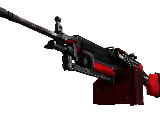 StatTrak™ M249 | System Lock (Field-Tested) - Mil-Spec - Weapon - from The Chroma Collection