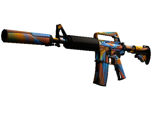 StatTrak™ M4A1-S | Leaded Glass (Well-Worn) - Classified - Weapon - from The Spectrum 2 Collection