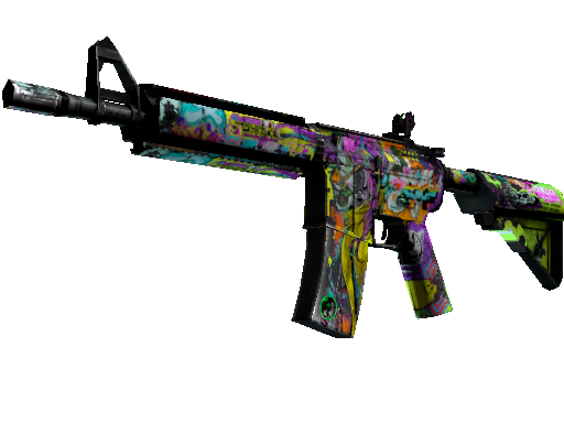 StatTrak™ M4A4 | In Living Color (Battle-Scarred) - Covert - Weapon - from The Snakebite Collection