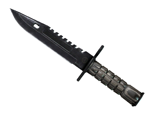 ★ StatTrak™ M9 Bayonet | Black Laminate (Minimal Wear) - Covert - Knife