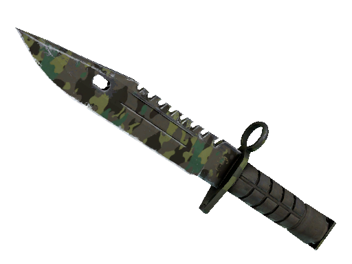 ★ StatTrak™ M9 Bayonet | Boreal Forest (Well-Worn) - Covert - Knife