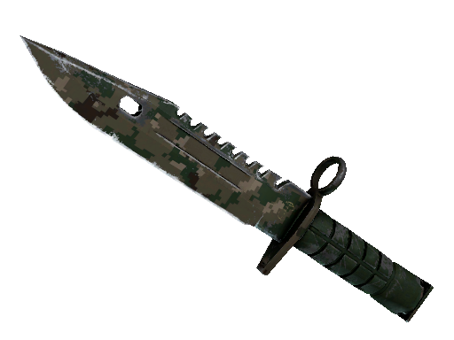 ★ StatTrak™ M9 Bayonet | Forest DDPAT (Well-Worn) - Covert - Knife