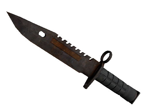 ★ StatTrak™ M9 Bayonet | Rust Coat (Battle-Scarred) - Covert - Knife