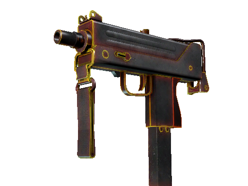 StatTrak™ MAC-10 | Heat (Battle-Scarred) - Restricted - Weapon - from The Phoenix Collection