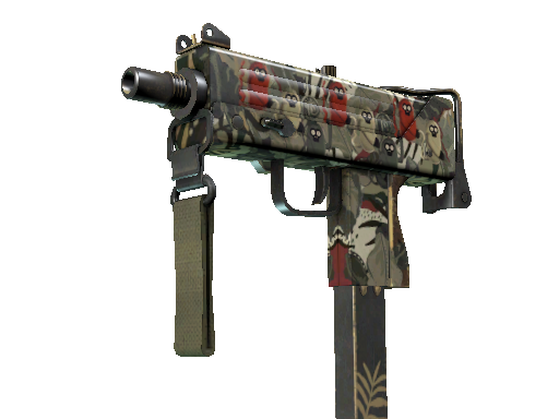 StatTrak™ MAC-10 | Monkeyflage (Field-Tested) - Mil-Spec - Weapon - from The Recoil Collection