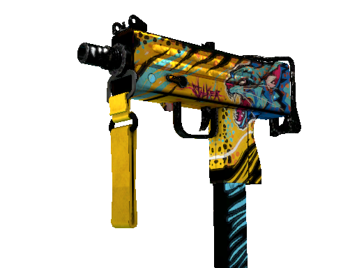 StatTrak™ MAC-10 | Stalker (Battle-Scarred) - Covert - Weapon - from The Shattered Web Collection