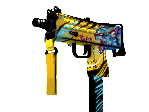 StatTrak™ MAC-10 | Stalker (Well-Worn) - Covert - Weapon - from The Shattered Web Collection