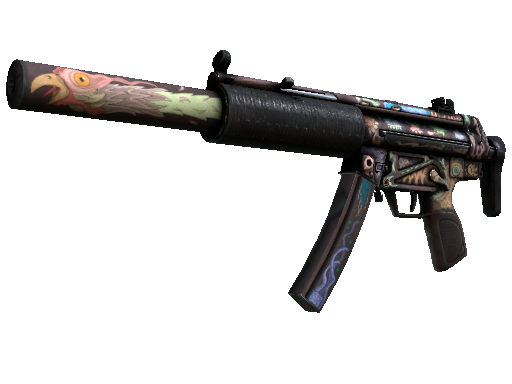 StatTrak™ MP5-SD | Necro Jr. (Battle-Scarred) - Mil-Spec - Weapon - from The Dreams & Nightmares Collection