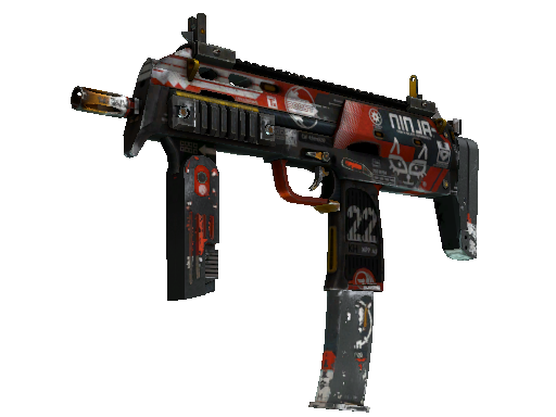 StatTrak™ MP7 | Bloodsport (Battle-Scarred) - Covert - Weapon - from The Clutch Collection