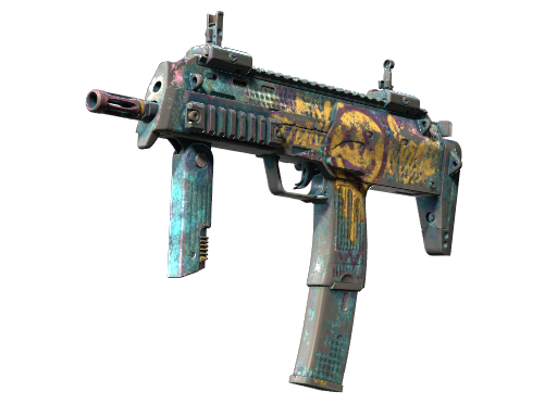 StatTrak™ MP7 | Just Smile (Battle-Scarred) - Restricted - Weapon - from The Kilowatt Collection