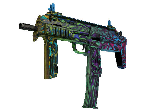 StatTrak™ MP7 | Neon Ply (Factory New) - Restricted - Weapon - from The Shattered Web Collection