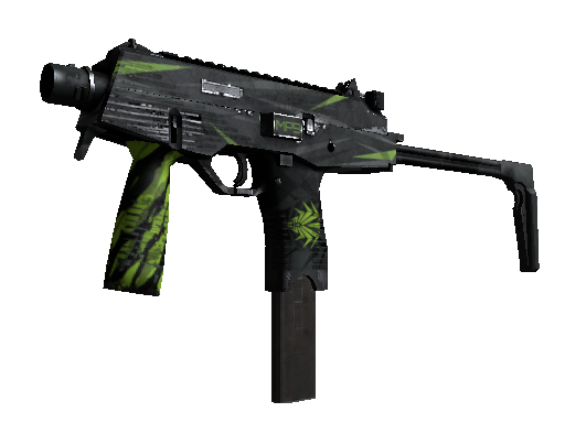 StatTrak™ MP9 | Deadly Poison (Battle-Scarred) - Mil-Spec - Weapon - from The Chroma Collection