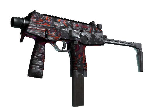 StatTrak™ MP9 | Ruby Poison Dart (Battle-Scarred) - Restricted - Weapon - from The Falchion Collection