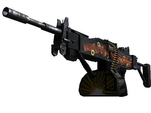 StatTrak™ Negev | Bratatat (Field-Tested) - Mil-Spec - Weapon - from The eSports 2014 Summer Collection