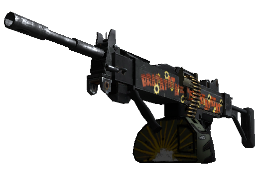 StatTrak™ Negev | Bratatat (Minimal Wear) - Mil-Spec - Weapon - from The eSports 2014 Summer Collection
