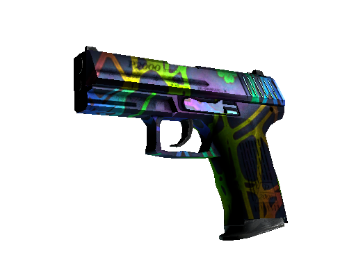 StatTrak™ P2000 | Acid Etched (Well-Worn) - Restricted - Weapon - from The Prisma 2 Collection