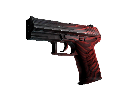 StatTrak™ P2000 | Obsidian (Well-Worn) - Restricted - Weapon - from The Shattered Web Collection