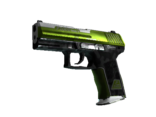 StatTrak™ P2000 | Turf (Field-Tested) - Mil-Spec - Weapon - from The Glove Collection