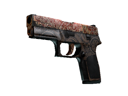 StatTrak™ P250 | Mehndi (Battle-Scarred) - Classified - Weapon - from The Winter Offensive Collection