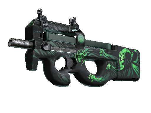 StatTrak™ P90 | Grim (Well-Worn) - Mil-Spec - Weapon - from The Gamma 2 Collection