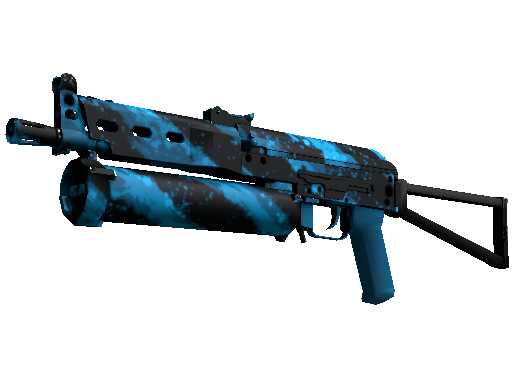 StatTrak™ PP-Bizon | Blue Streak (Minimal Wear) - Restricted - Weapon - from The eSports 2014 Summer Collection