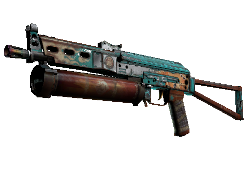 StatTrak™ PP-Bizon | Embargo (Battle-Scarred) - Restricted - Weapon - from The Shattered Web Collection