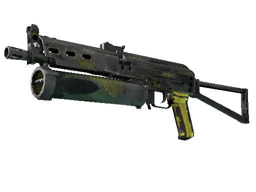 StatTrak™ PP-Bizon | Jungle Slipstream (Battle-Scarred) - Mil-Spec - Weapon - from The Spectrum Collection