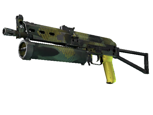 StatTrak™ PP-Bizon | Jungle Slipstream (Field-Tested) - Mil-Spec - Weapon - from The Spectrum Collection