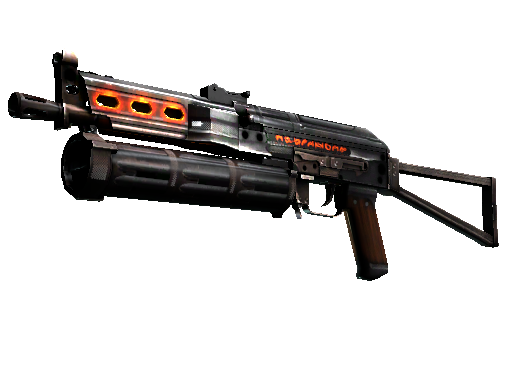 StatTrak™ PP-Bizon | Runic (Well-Worn) - Mil-Spec - Weapon - from The Fracture Collection
