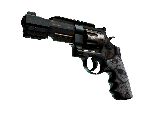 StatTrak™ R8 Revolver | Bone Forged (Field-Tested) - Mil-Spec - Weapon - from The Prisma 2 Collection
