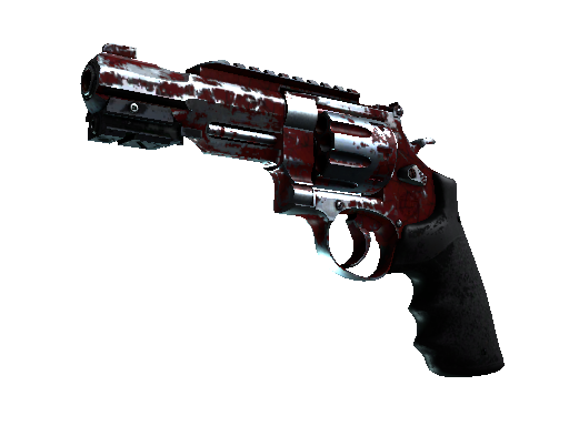 StatTrak™ R8 Revolver | Crimson Web (Battle-Scarred) - Mil-Spec - Weapon - from The Revolver Case Collection