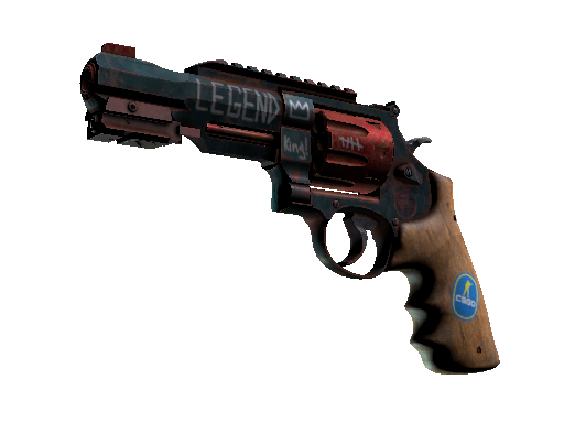 StatTrak™ R8 Revolver | Junk Yard (Minimal Wear) - Mil-Spec - Weapon - from The Snakebite Collection