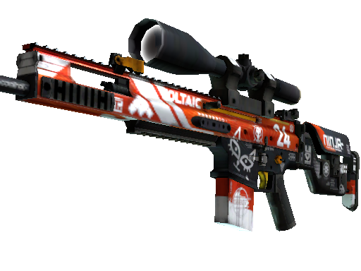 StatTrak™ SCAR-20 | Bloodsport (Factory New) - Classified - Weapon - from The Gamma Collection